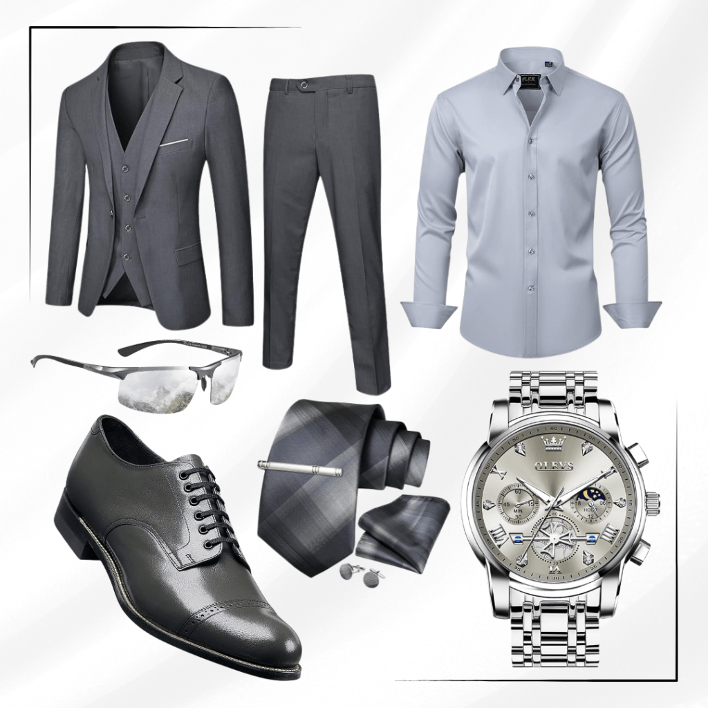 3 Piece Grey&nbsp;Suit